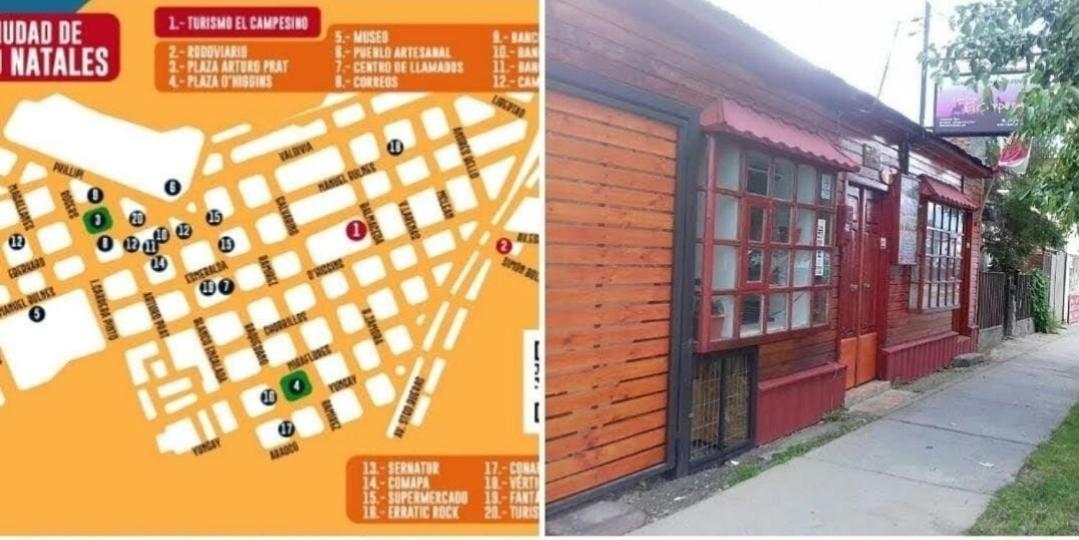 Hostal Traveltour El Campesino Puerto Natales Zewnętrze zdjęcie